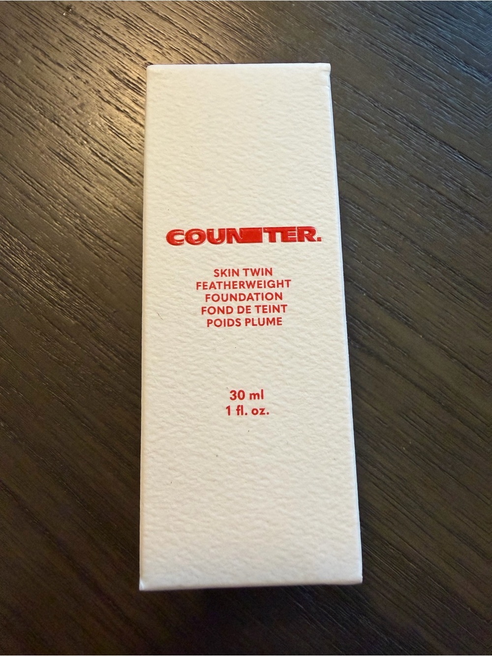 Counter Skin Twin Featherweight Foundation - NWB